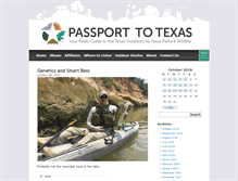 Tablet Screenshot of passporttotexas.org